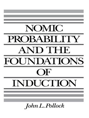 cover image of Nomic Probability and the Foundations of Induction